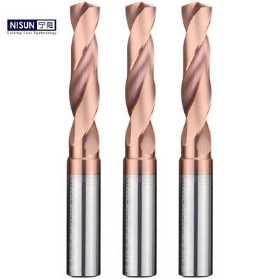 M2 HSS Alloy Solid Carbide Drilling Tools Precision Drill Bits Wear Resistance HRC 75+