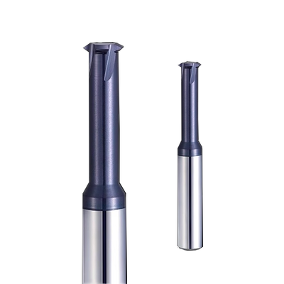 Carbide Thread Milling Tool UN BSP NPT Metric Thread Mill Cutter For Steel / Titanium